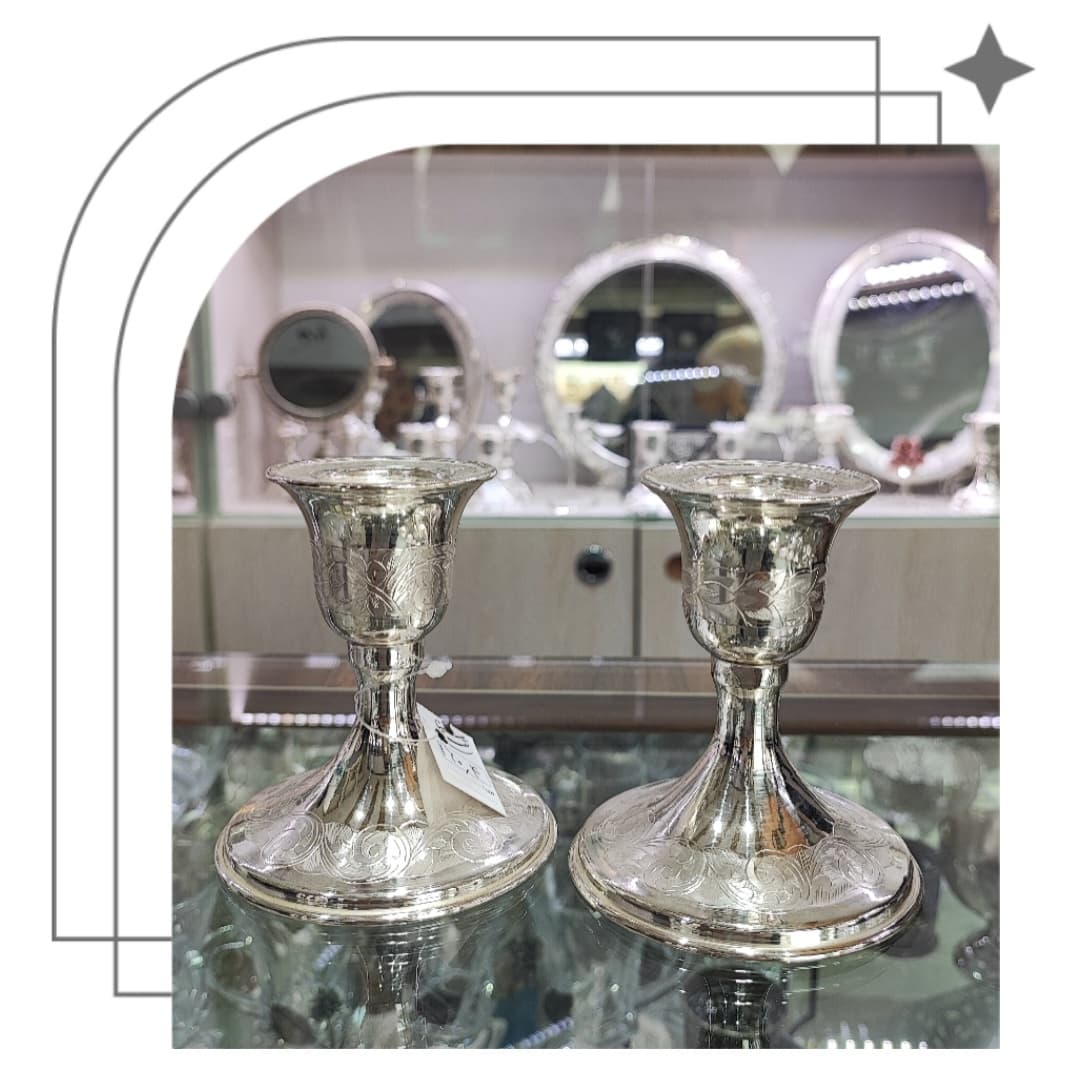 شمعدان رومیزی جفت کد 8401604