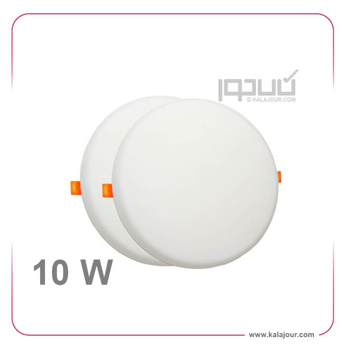 پنل فول لایت توکار گرد 10 وات – پارس سهیل