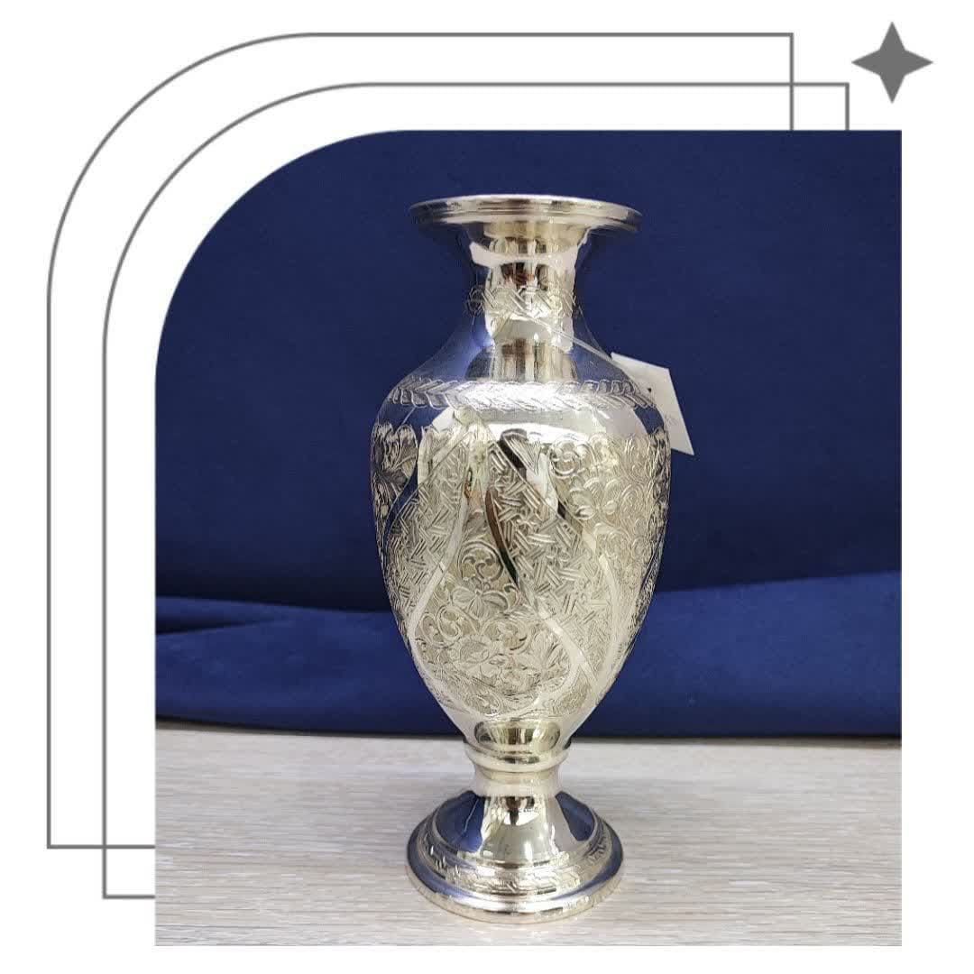 گلدان نقره عیار 840 کد b10005