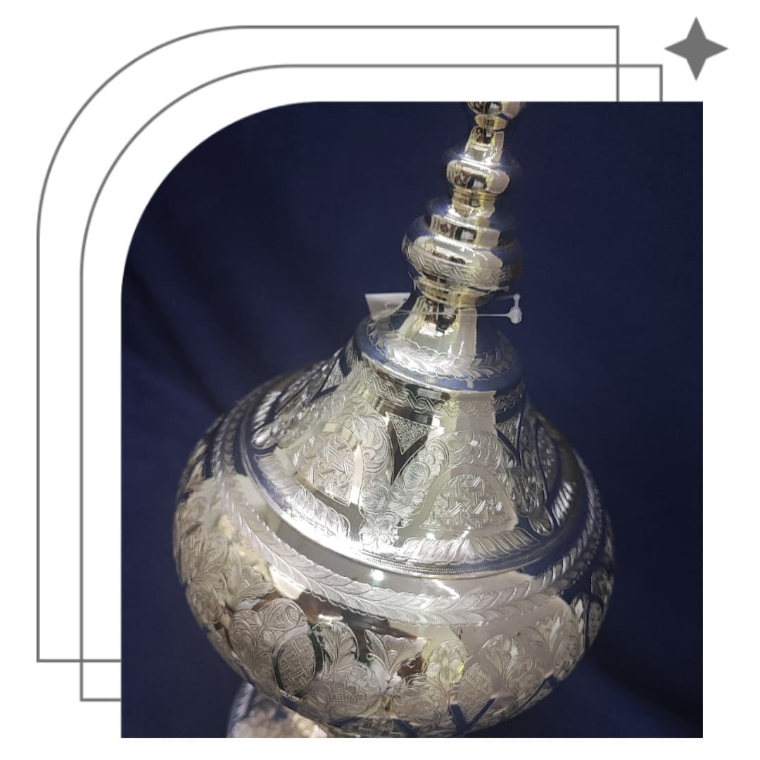 ظرف گزخوری نقره عیار 840 — تصویر ۲