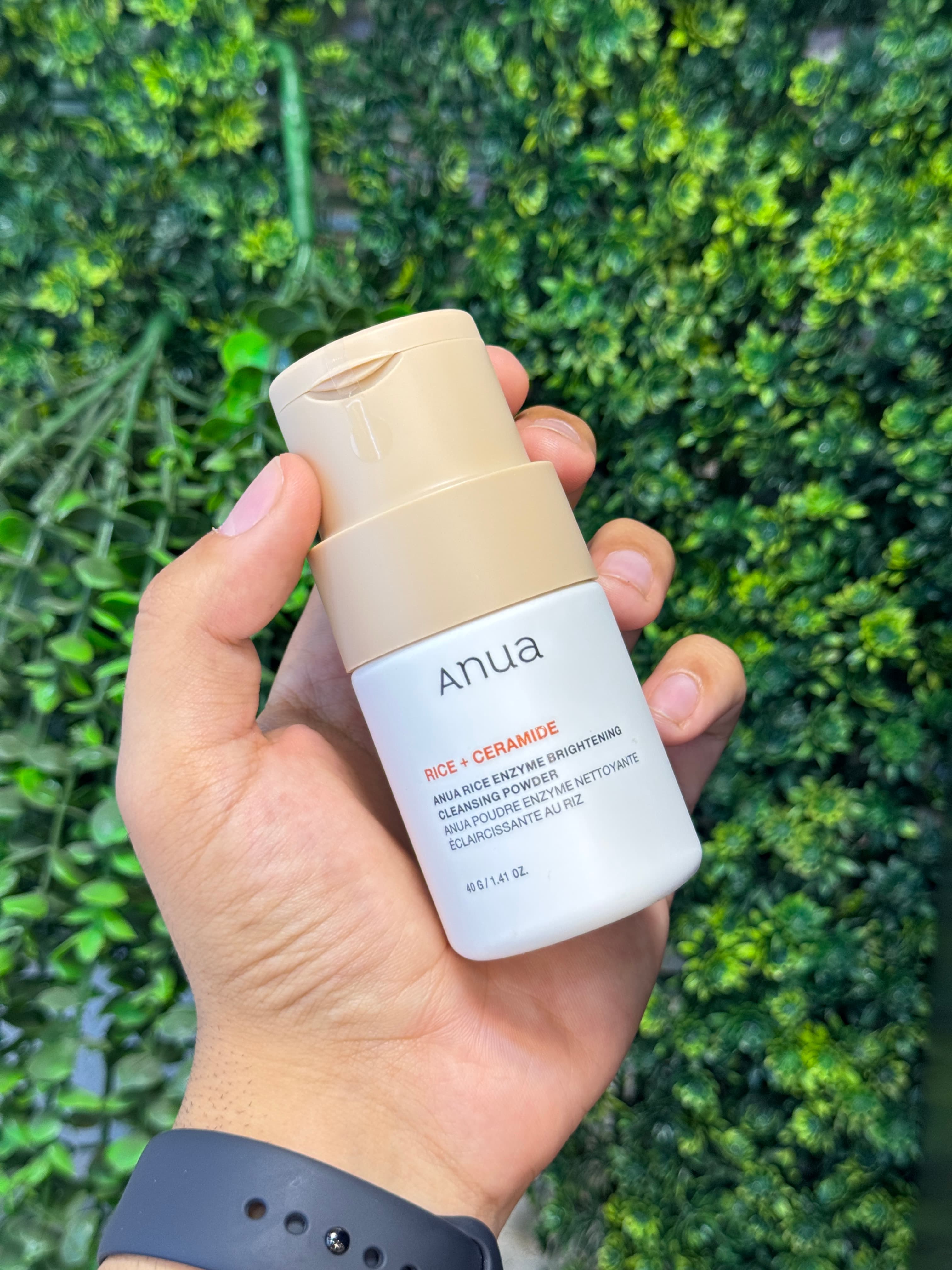 پودر پاک کننده آنزیمی روشن کننده برنج و سرامید آنوا Anua Rice Enzyme Cleansing Powder