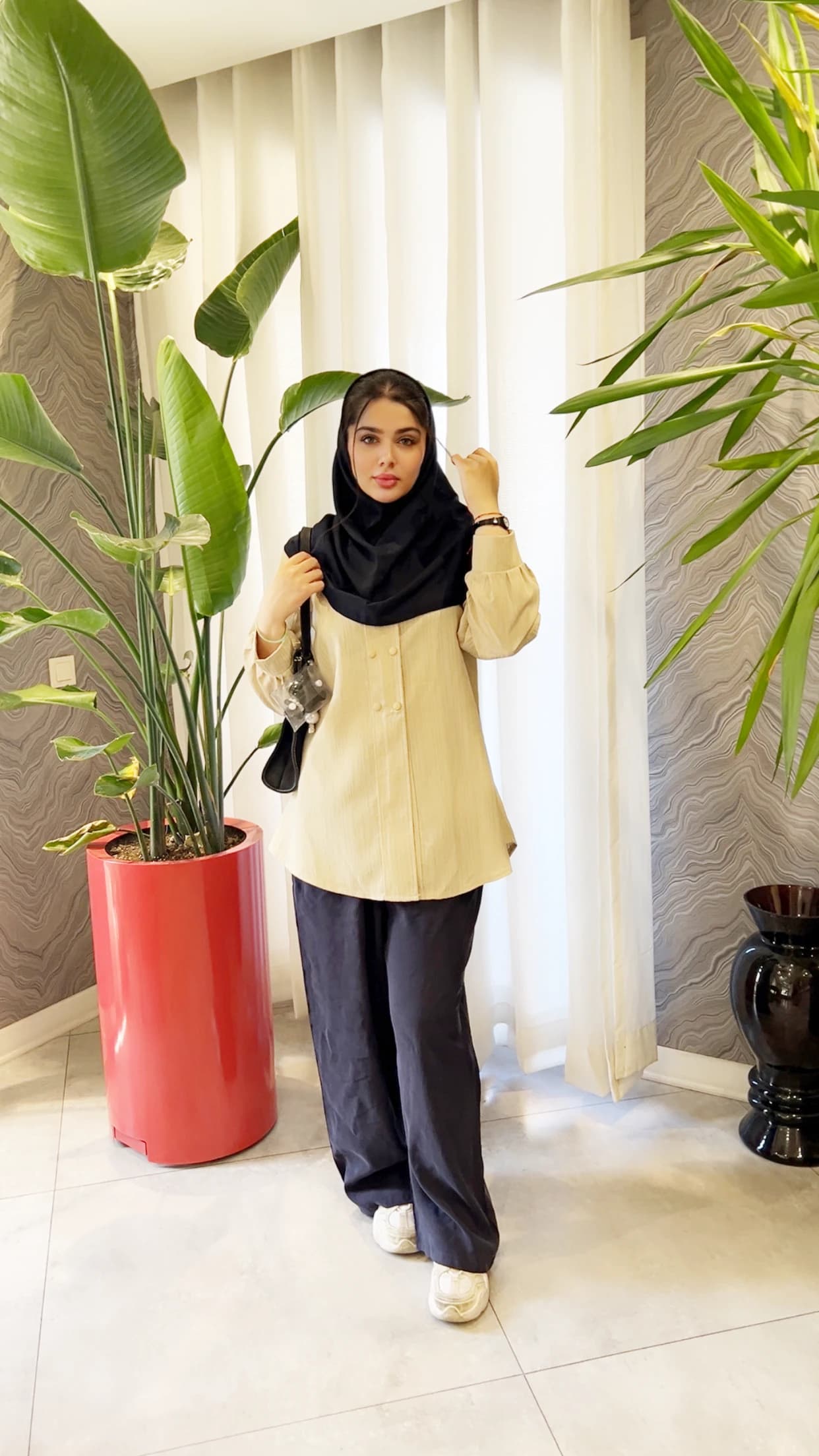 مانتو شومیزی زنانه مدل ریحانه