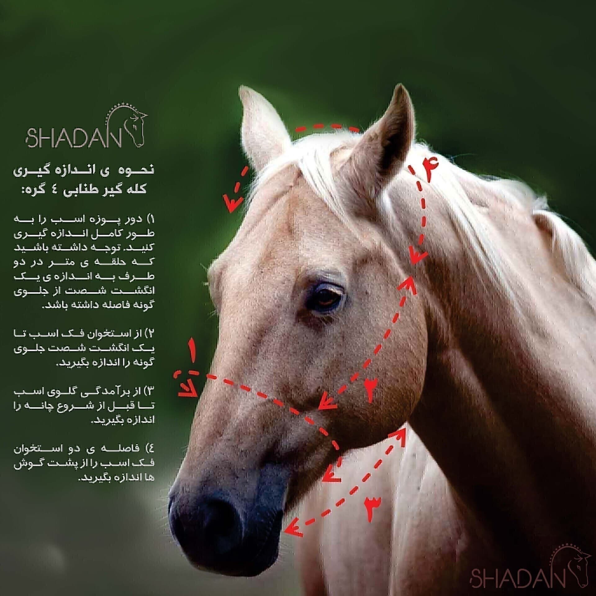 کله گیر طنابی 4 گره شادان - مشکی یاقوتی — تصویر ۳