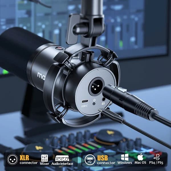 میکروفن USB استودیویی Maono مدل PD200X — تصویر ۲