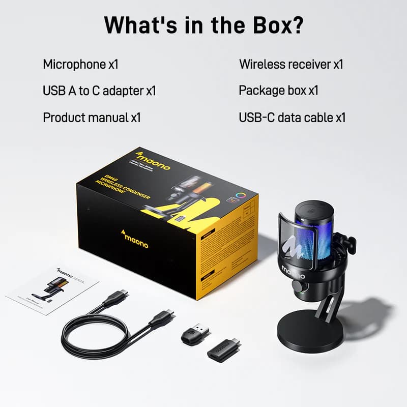 میکروفن کندانسر Maono مدل DM40 PRO — تصویر ۳