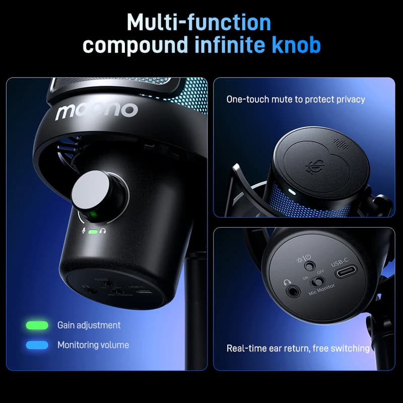 میکروفن کندانسر Maono مدل DM40 PRO — تصویر ۵