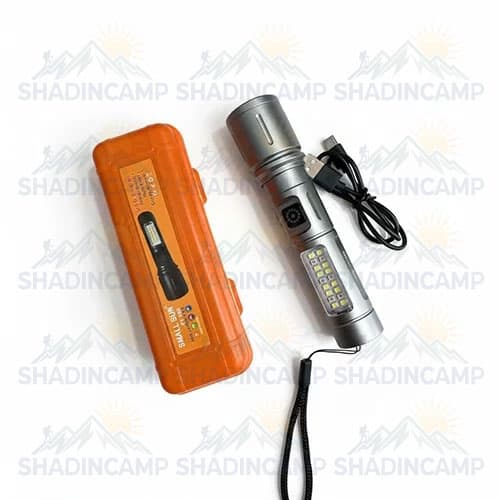 چراغ قوه شارژی اسمال سان مدل ZY-603 - شادین کمپ — تصویر ۲