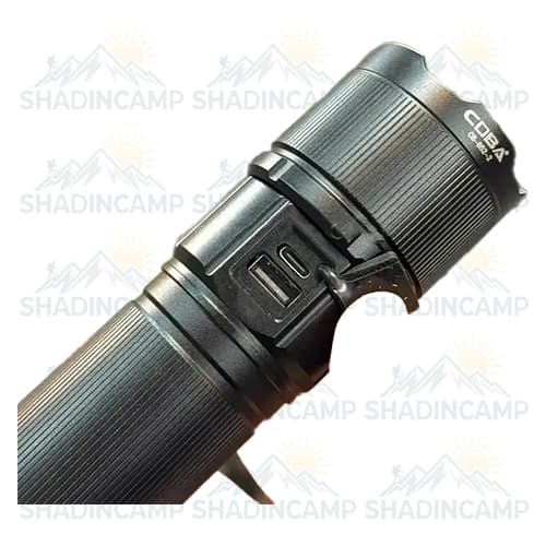 چراغ قوه شارژی زوم دار کوبا مدل CB-B52-2 - شادین کمپ — تصویر ۴