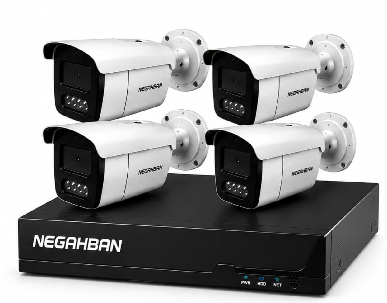 پکیج کامل 4 دوربین مداربسته نگاهبانIp BN_905_BJ+هارد500گیگ+NVR مناسب برای اماکن و منازل