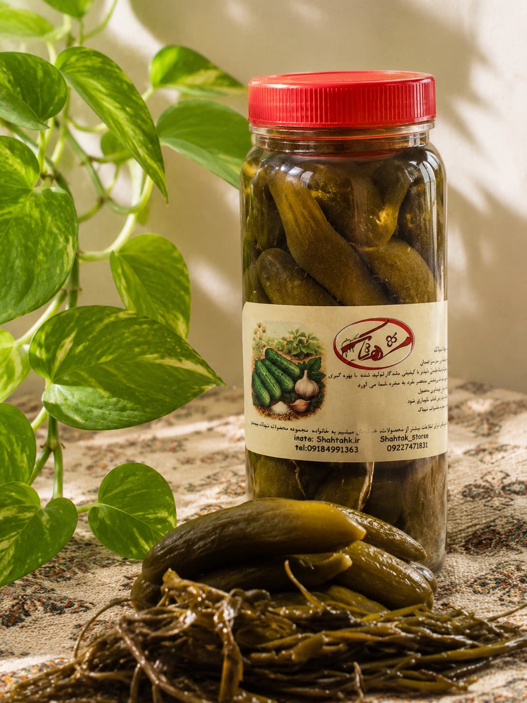 خیارشور سوپر ویژه معطر ۱ کیلویی شهتاک