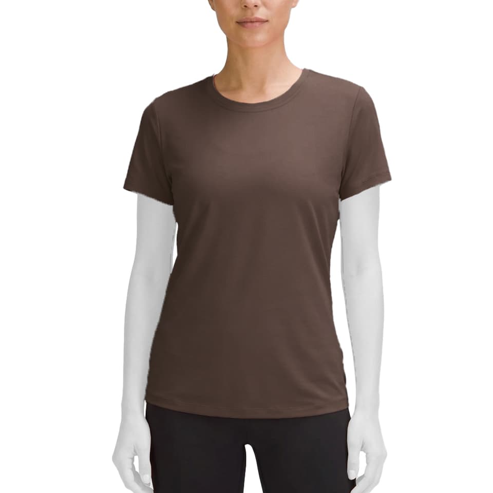 تيشرت ورزشی زنانه مدل لولولمون Lululemon ساده و بیسیک کد 401639
