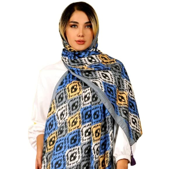 شال نخی اسپرت طرح ووکا منگوله دارSH-shwalwooka