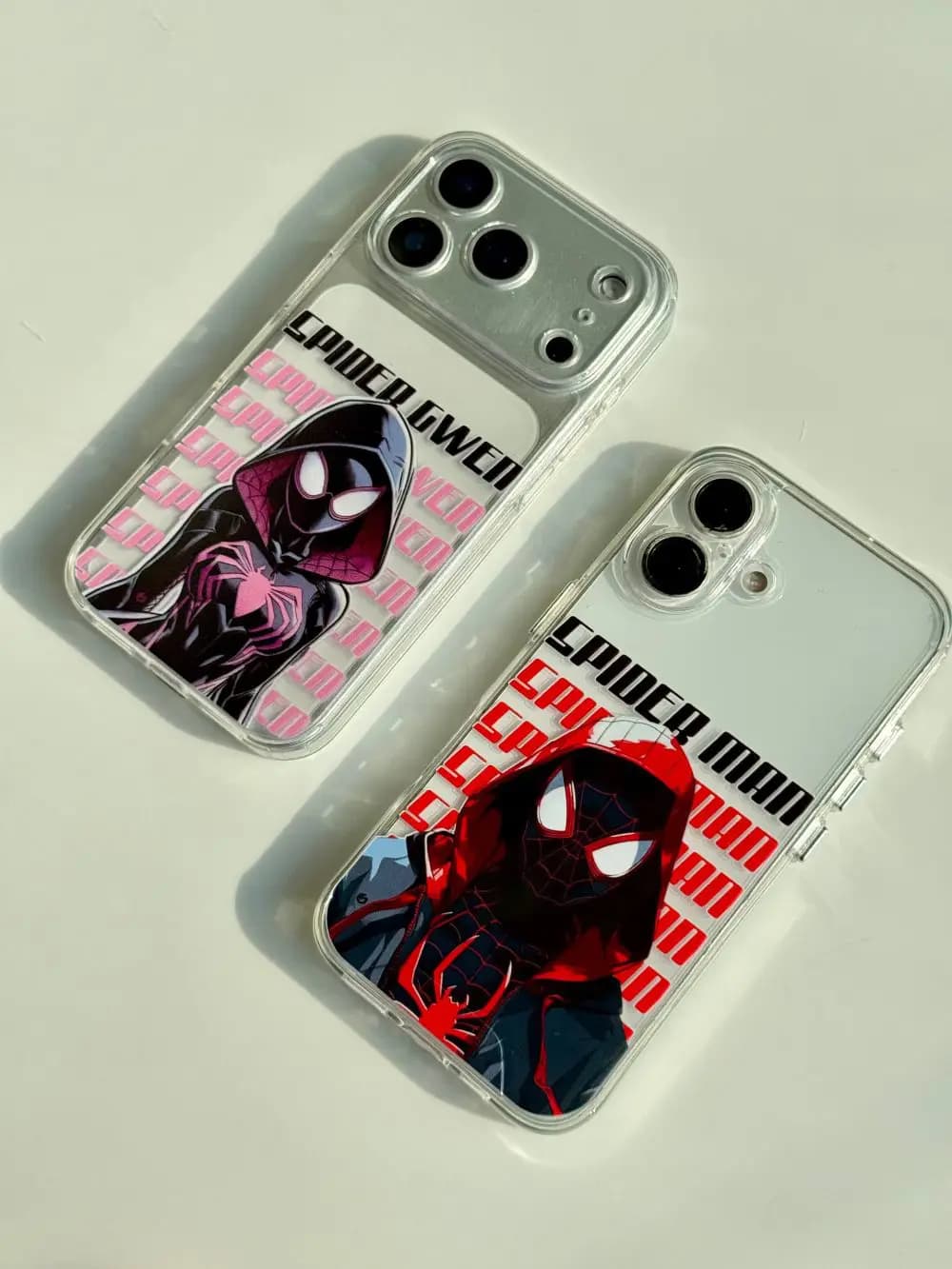 قاب گوشی آیفون و اندروید شفاف Spiderman Collection