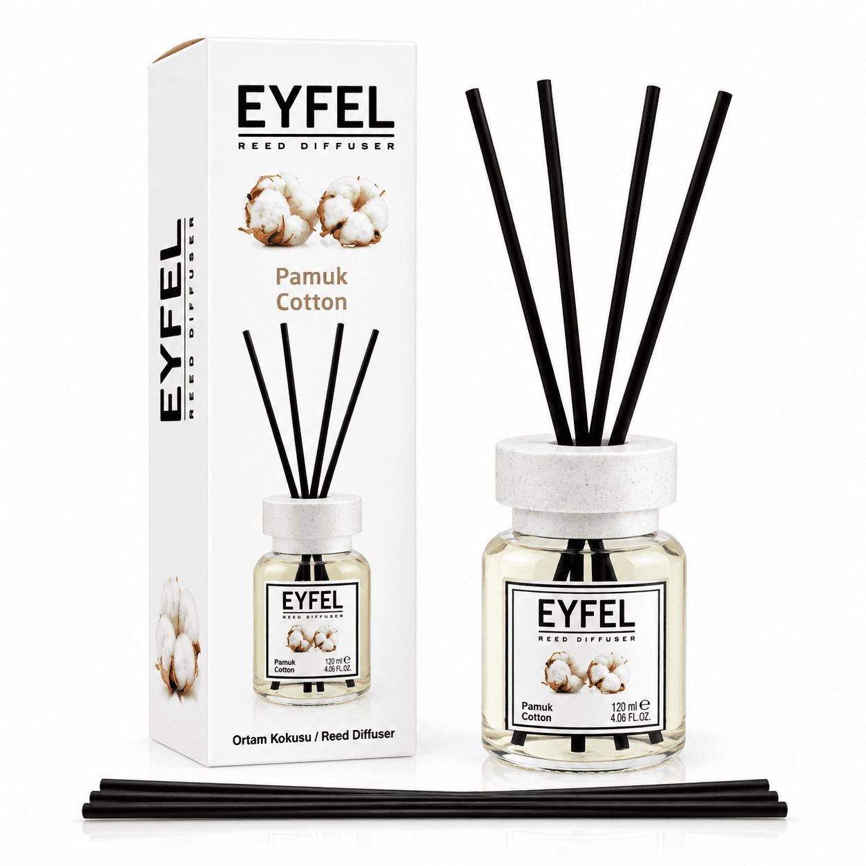 خوشبوکننده ایفل 120 میل خارجی رایحه گل پنبه EYFEL Cotton