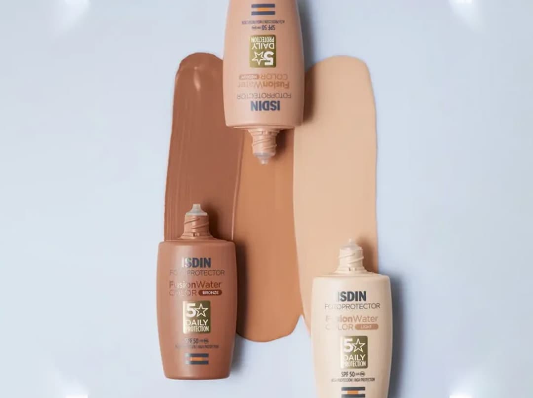 ضد آفتاب فیوژن واتر رنگی ایزدین مدیوم | spf50 اورجینال — تصویر ۳