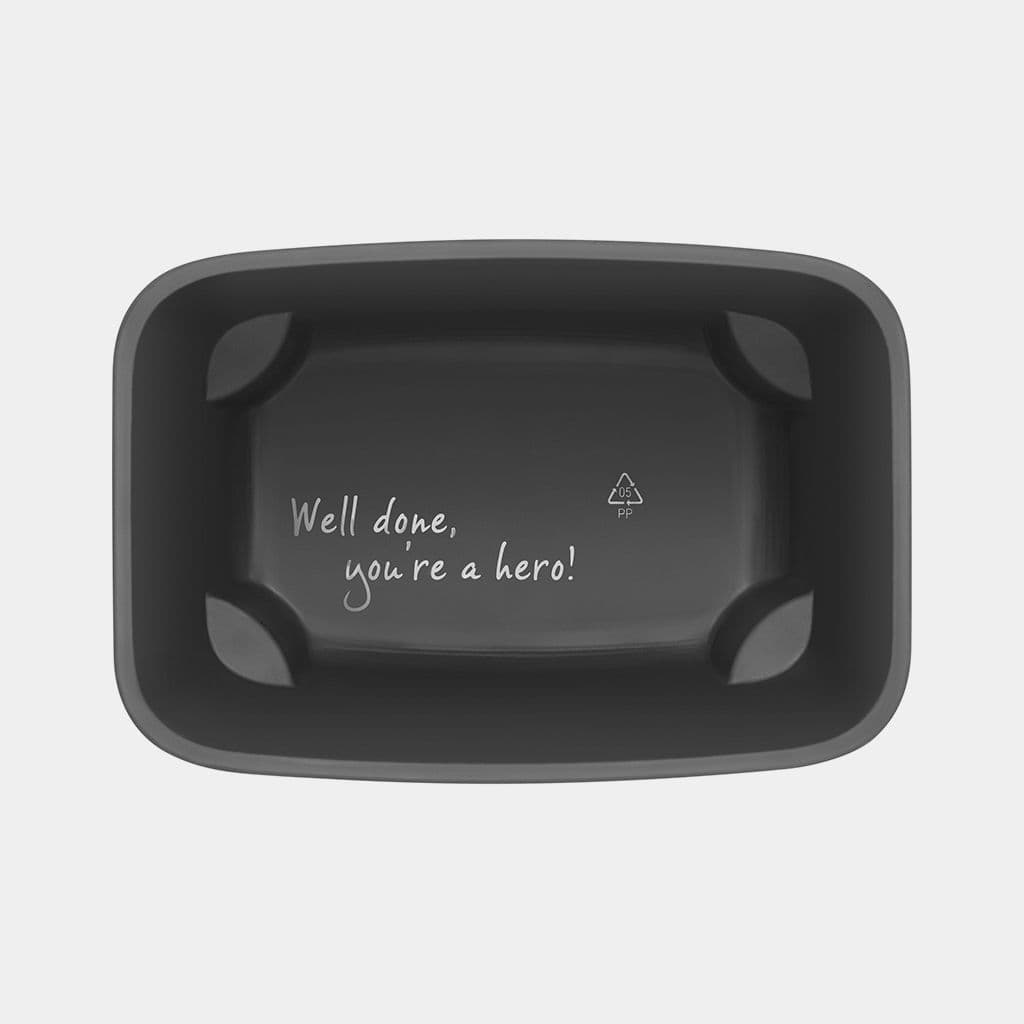 سطل زباله 4 لیتر مشکی چهارپایه برابانتیا brabantia — تصویر ۵