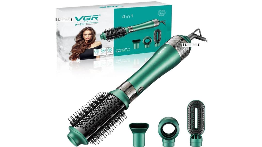 سشوار حرفه ای 4 در 1 وی جی آر مدل V-474 | محصولات شاتیکو — تصویر ۲