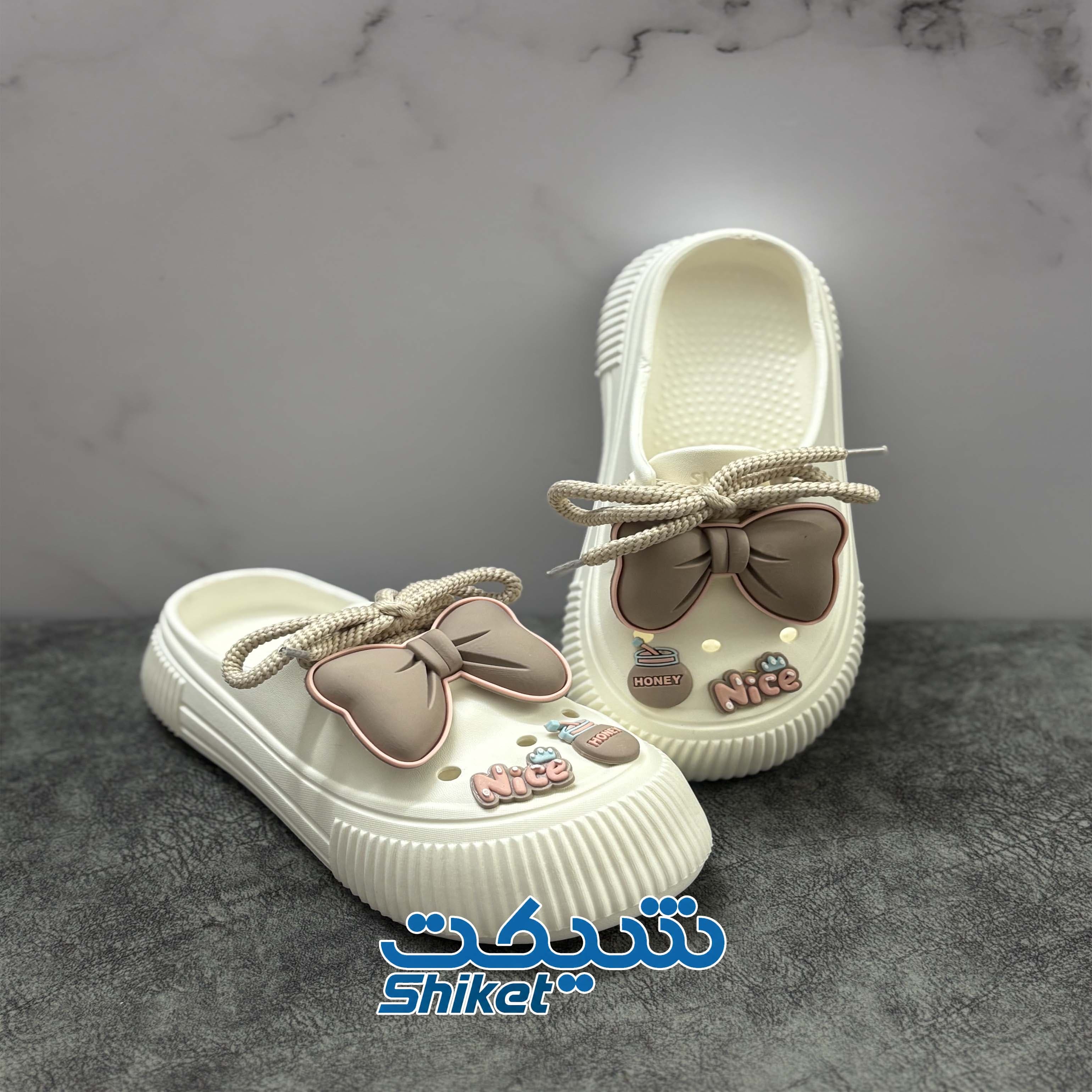 کراکس زنانه مدل Nice نایس (سفید)