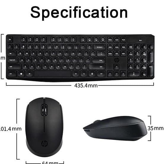 کیبورد و ماوس بی‌سیم اچ پی مدل HP CS10 - شهر لپ تاپ — تصویر ۴