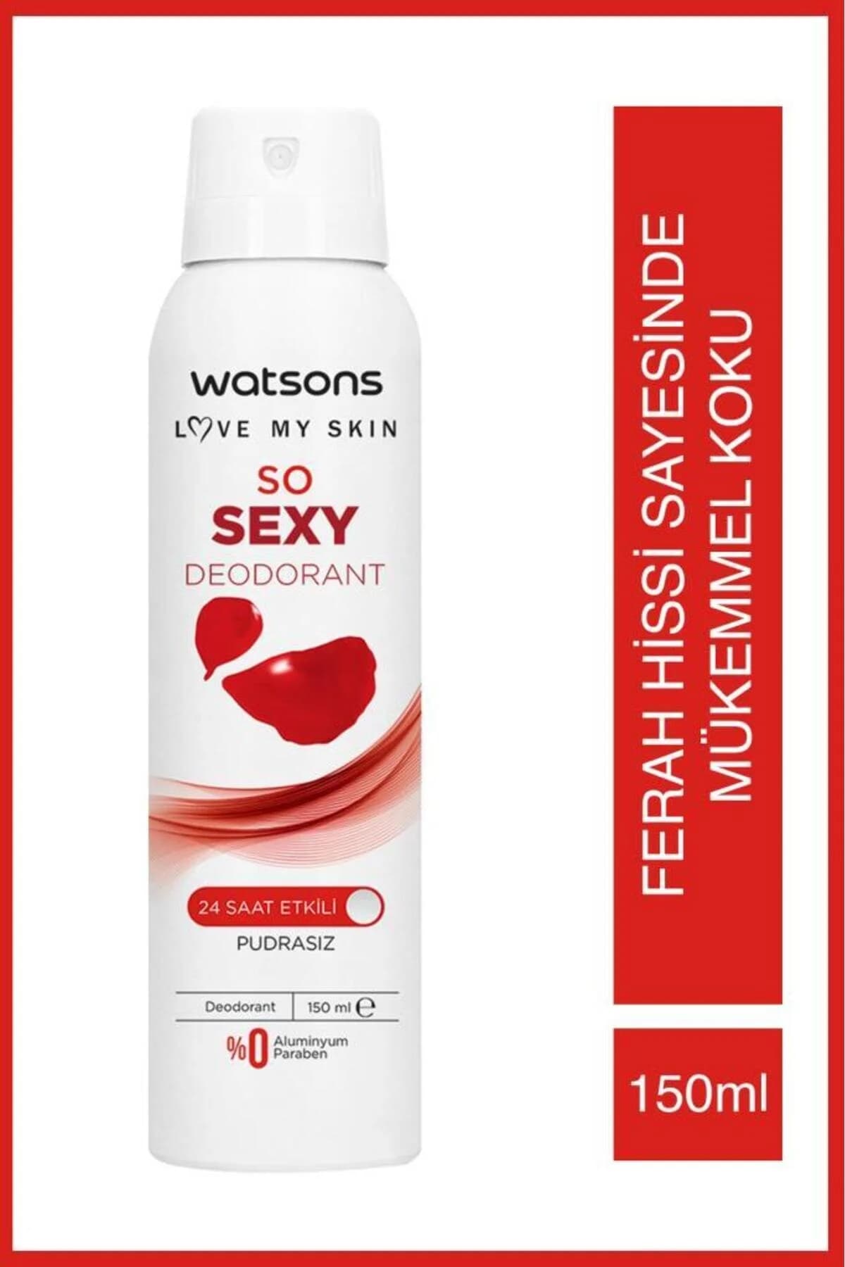 اسپری دئودورانت واتسونز Watsons So Sexy بدون پودر، بسته ۵ عددی ۱۵۰ میلی‌لیتری زنانه — تصویر ۲