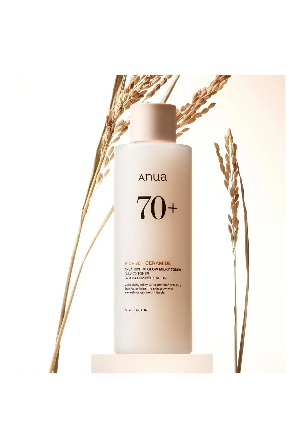 تونر شیری برنج Rice 70 Glow آنوا ANUA، ۲۵۰ میلی‌لیتر — تصویر ۳