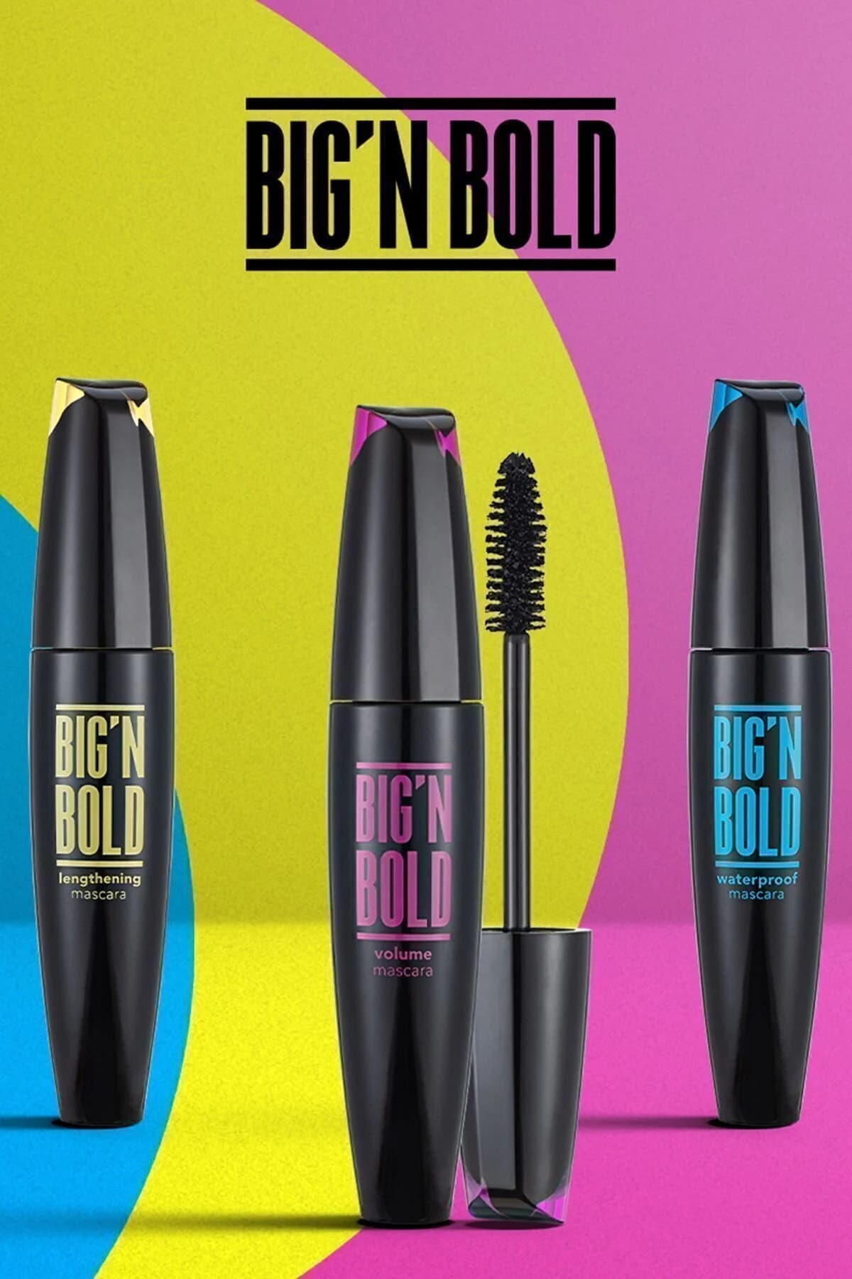 ریمل حجم‌دهنده و بلندکننده فلورمار Flormar Big N Bold کد 003، رنگ مشکی — تصویر ۷
