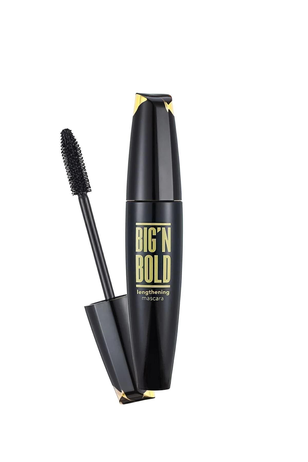 ریمل حجم‌دهنده و بلندکننده فلورمار Flormar Big N Bold کد 003، رنگ مشکی — تصویر ۳