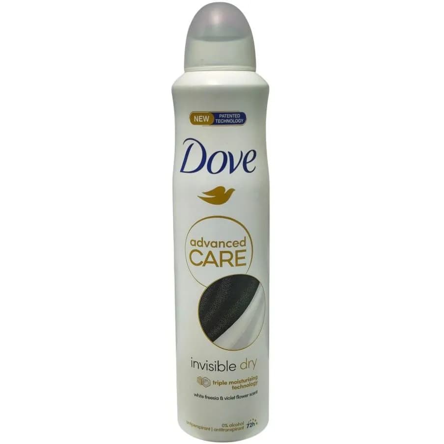 اسپری ضد تعریق داو Advanced Care Invisible Dry مدل White Freesia & Violet Flower