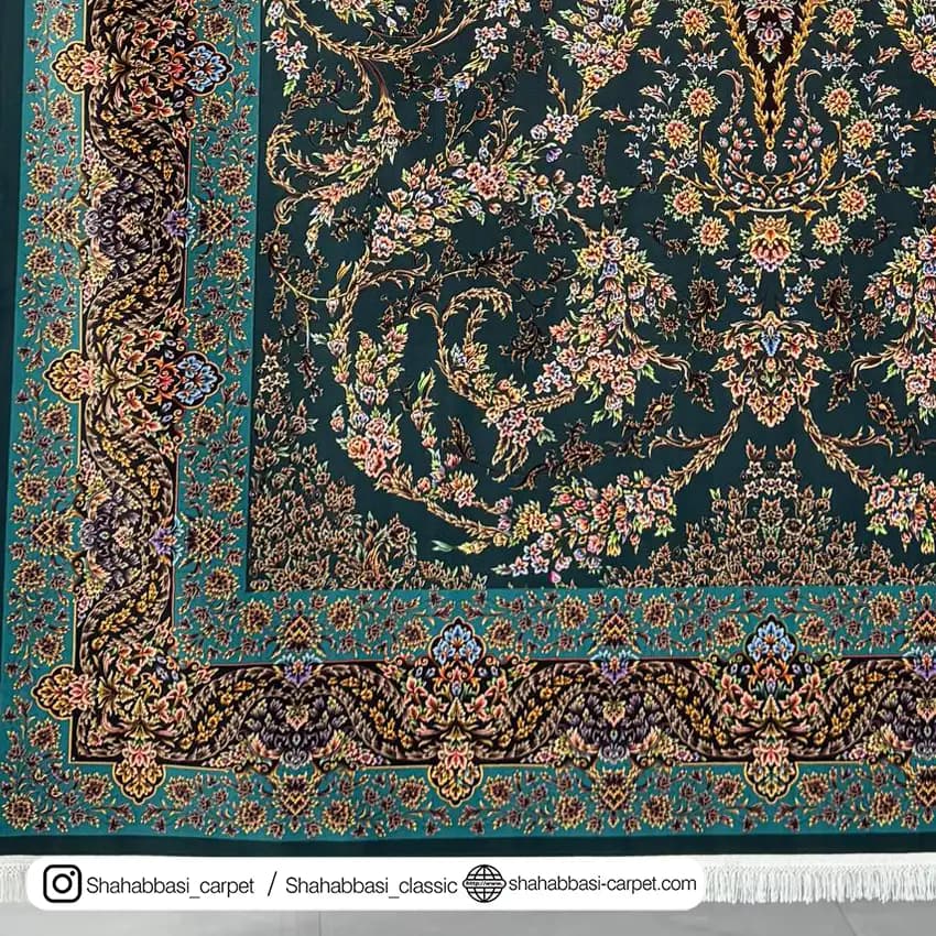 فرش ماشینی آفرینش کد 1500216 کله غازی — تصویر ۴