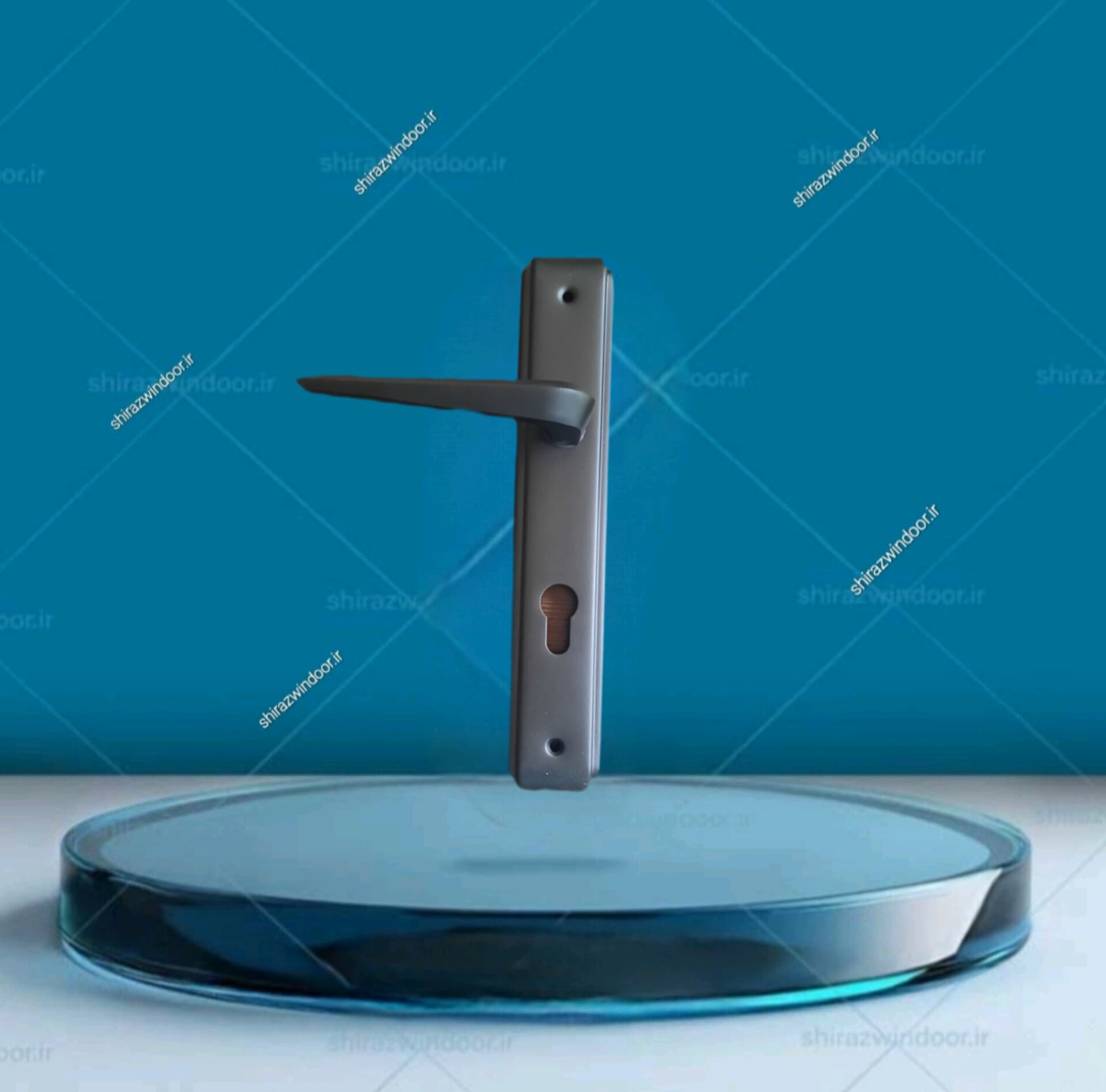 دستگیره پلاک دوطرفه مشکی