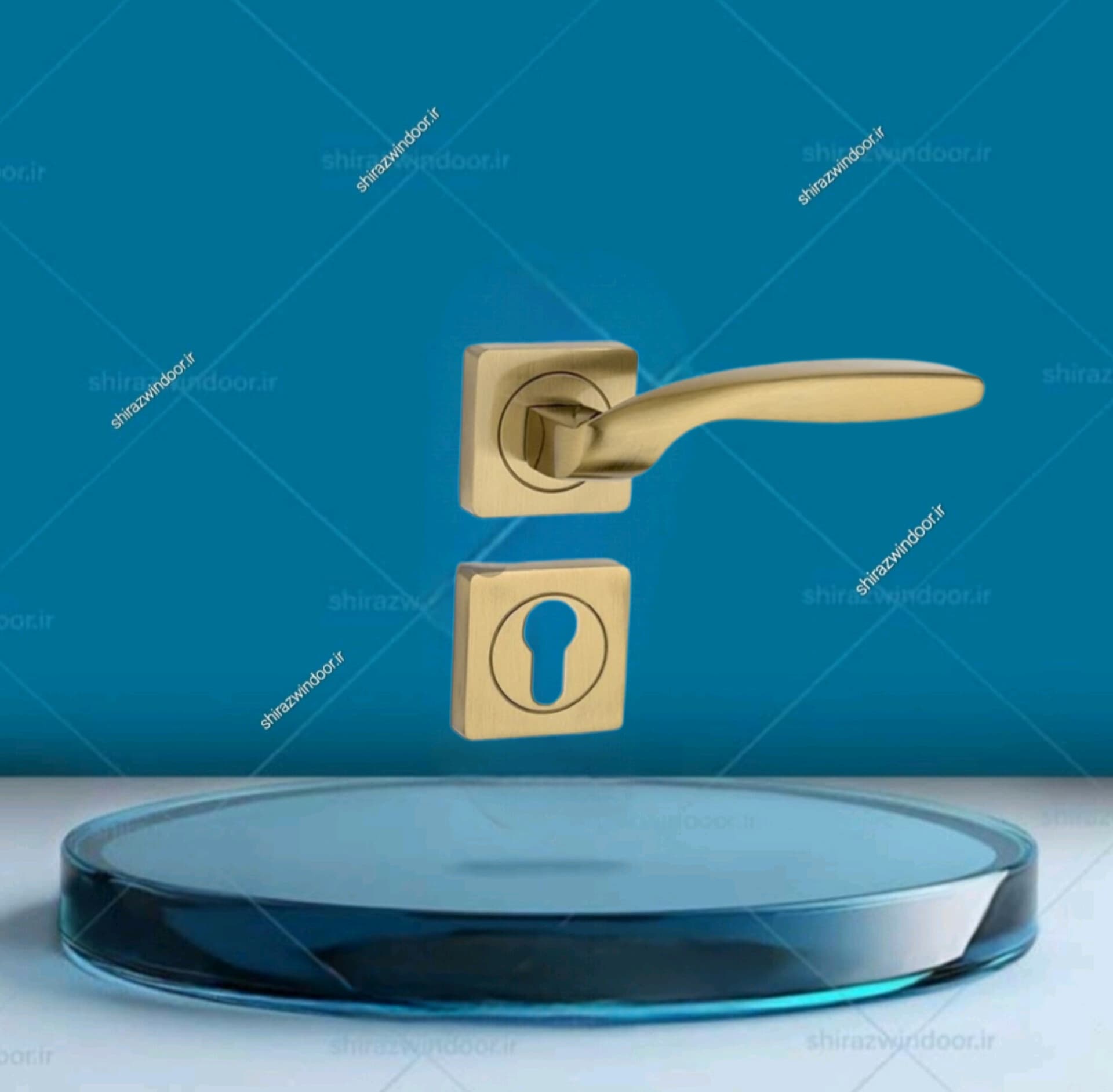 دستگیره رزت دوتیکه زیتونی