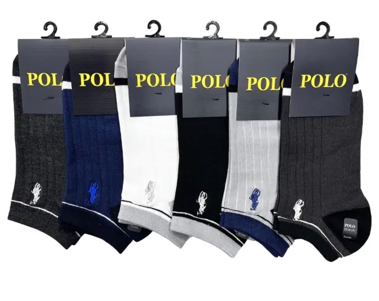 جوراب مچی مردانه گلدوزی پولو POLO کد ۱۳۶