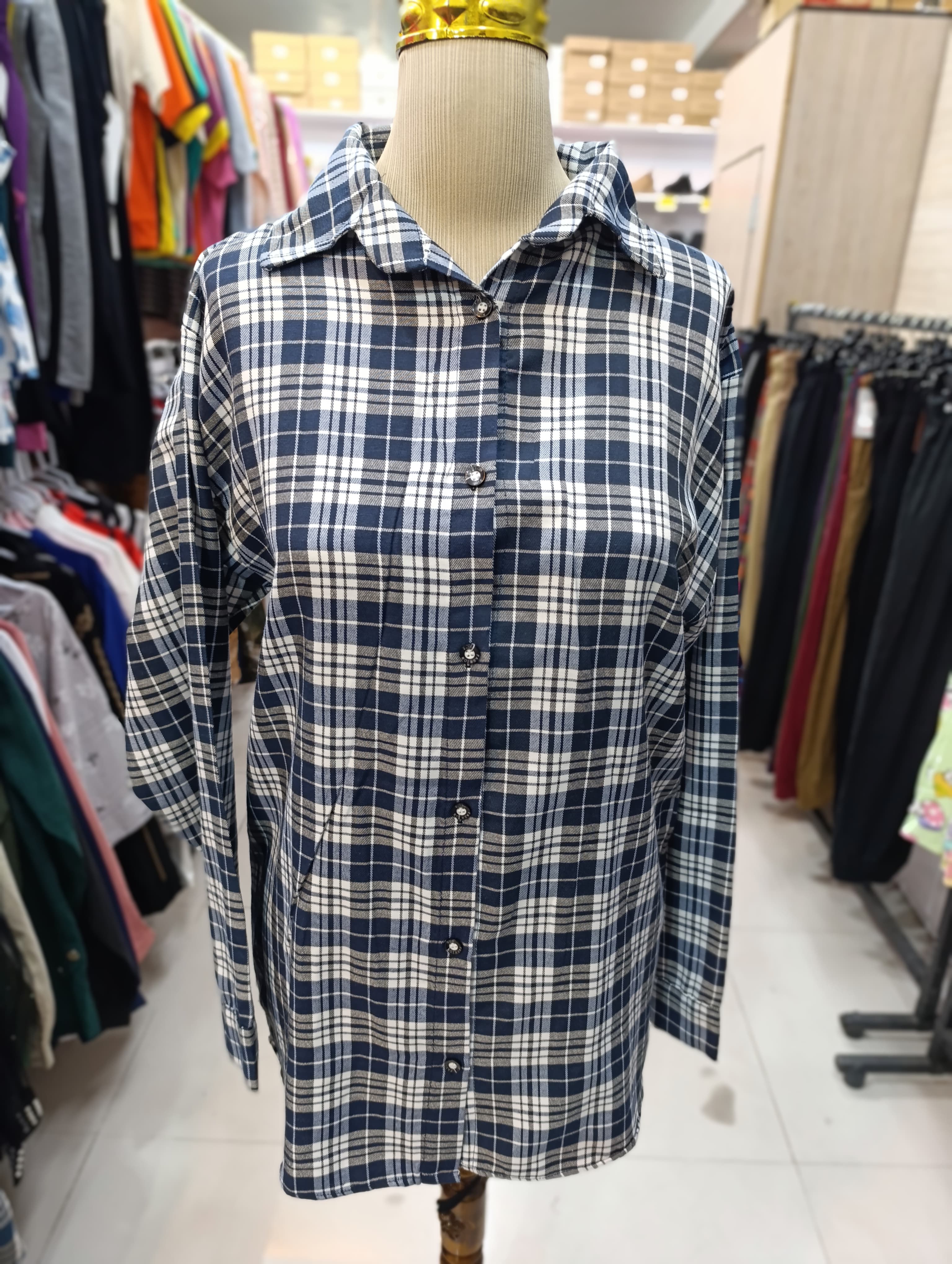 پیراهن چهارخونه اسپرت کد 5226