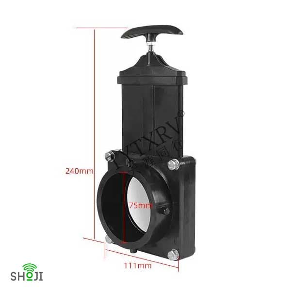 دریچه تخلیه فاضلاب کمپر دهنه 75 SH-1203 — تصویر ۴