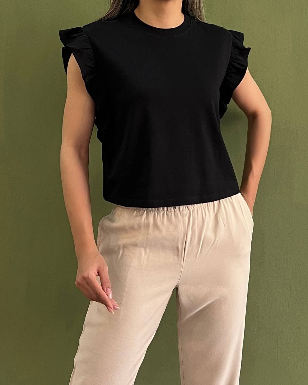 کراپ عروسکی برند zara - شومیزا — تصویر ۳