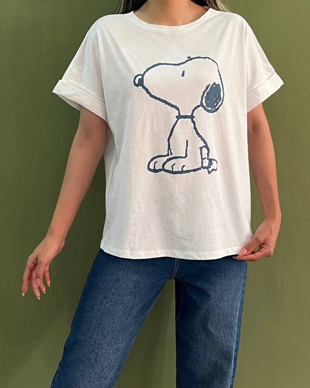 تیشرت آستین پاکتی اسنوپی برند PEANUTS - شومیزا — تصویر ۲