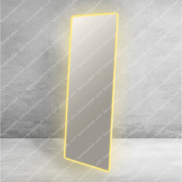 آینه بدون قاب طرح مستطیل دور ال ای دی کد 2251