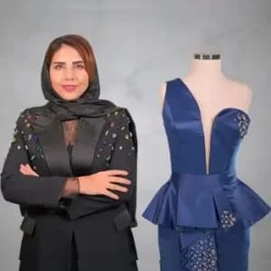 دوره لباس مجلسی پیشرفته همیارمد (مجازی با پشتیبانی دائمی)