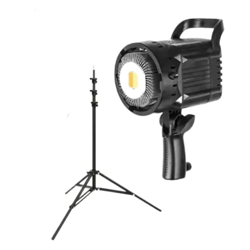 ویدیو لایت حرفه ای مدل Video Light Ky-Bk 1201 توان 300 وات با پایه (مناسب عکاسی ،فیلمبرداری ، تولید محتوا ...)