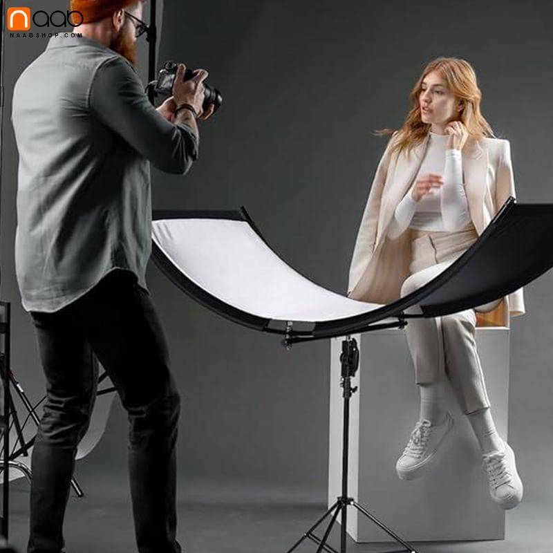 رفلکتور منحنی (U شکل) پروفشنال U-Shape Curved Light Reflector 50×100 — تصویر ۶