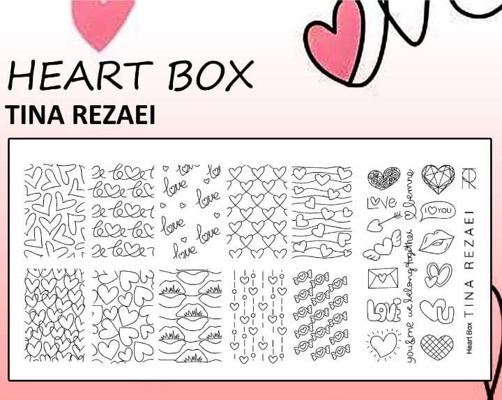 تینا رضایی - شابلون HEART BOX