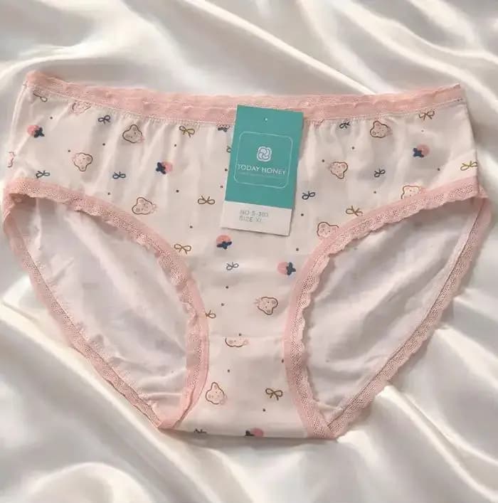 شورت نخ پنبه زنانه طرح عروسکی — تصویر ۳