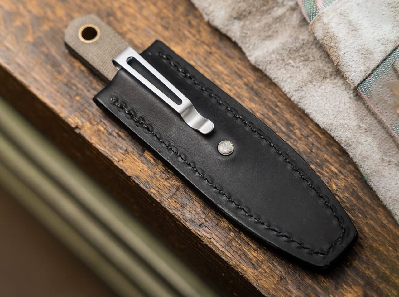 کارد بوکر زولینگن بارلو میکارتا Böker Manufaktur Solingen Barlow BFF Micarta — تصویر ۲