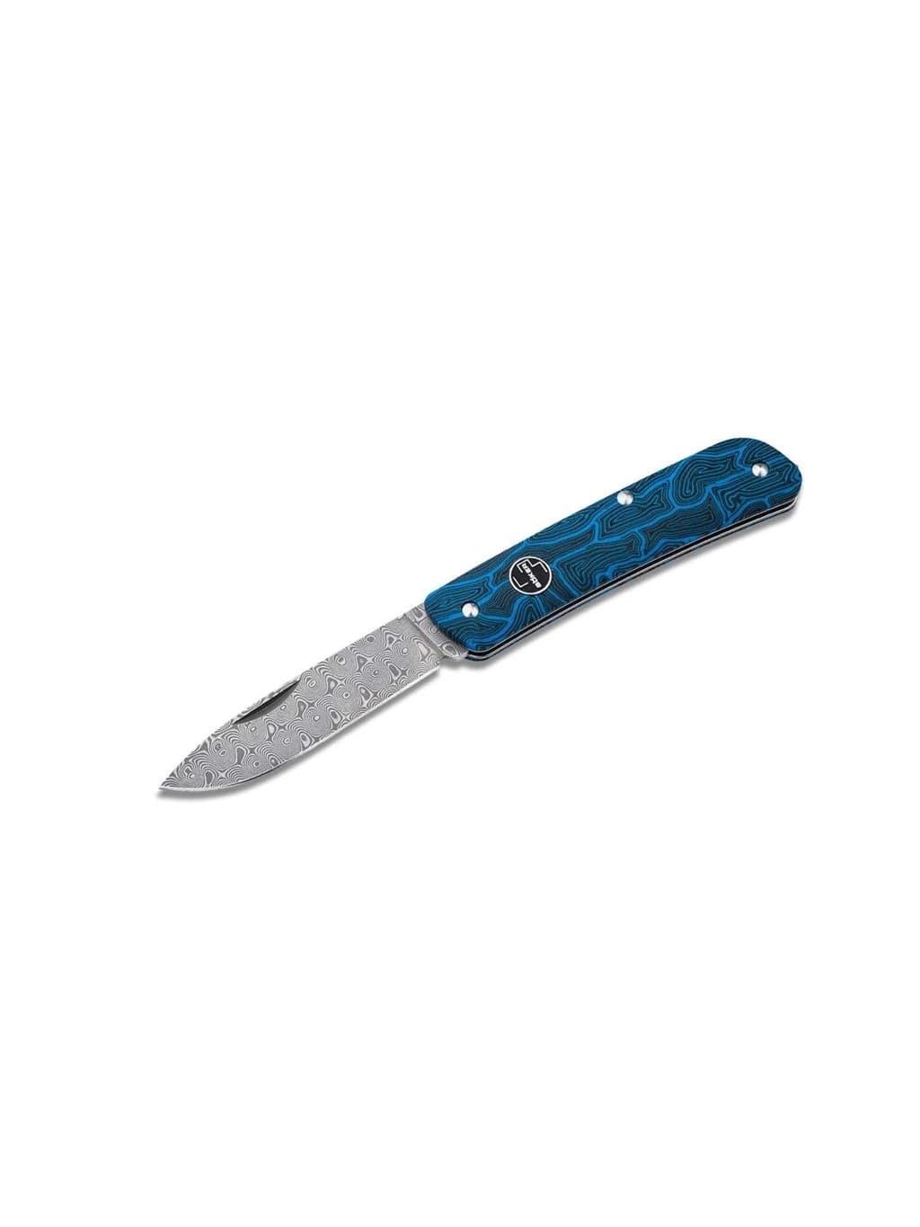 چاقو بوکر پلاس داماس تک تول Böker Plus Damascus Tech Tool Blue