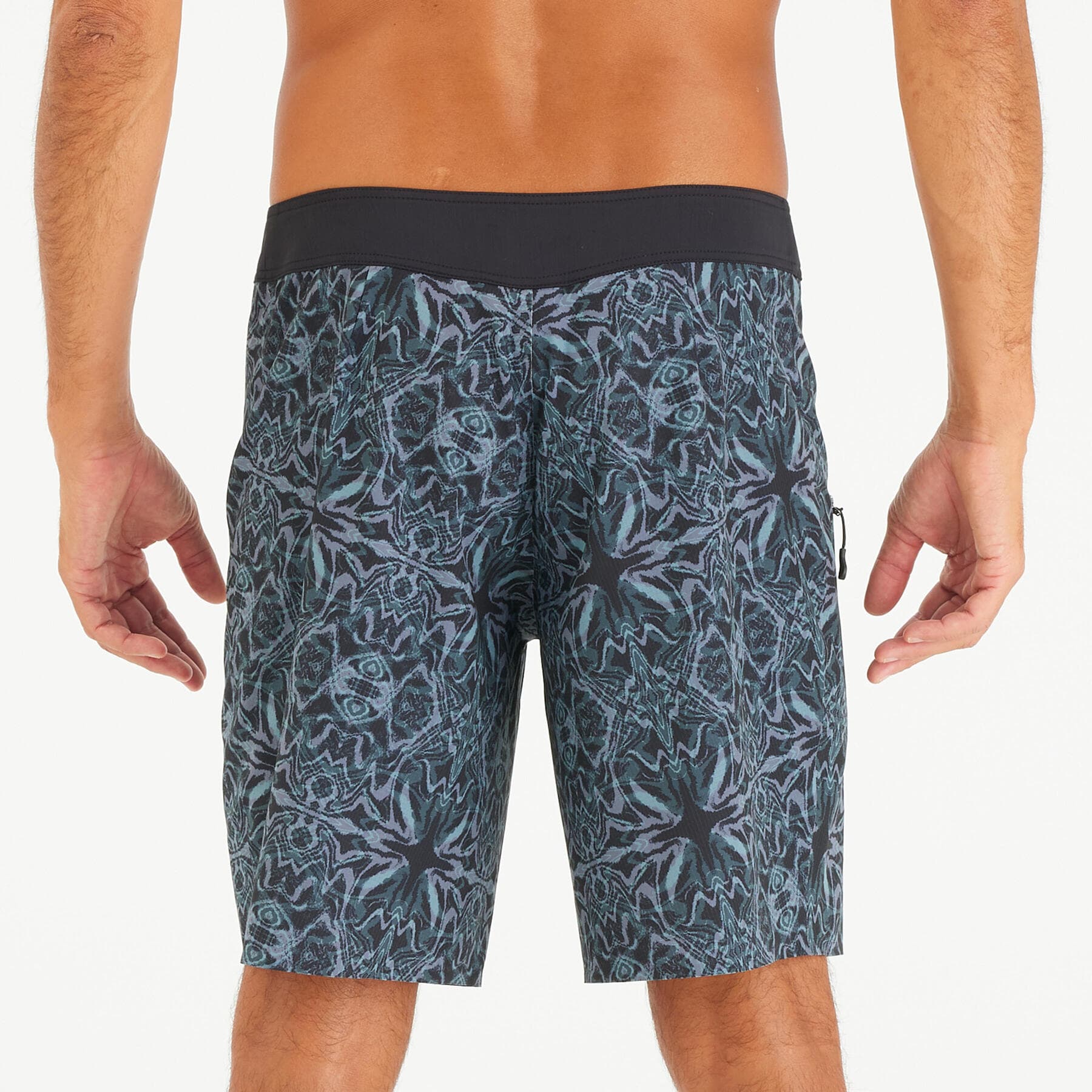 مایو موج سواری دکتلون Decathlon Male Long 19″ Sea Shorts/ Boardshort – Black – 900 ITZBLACK — تصویر ۴