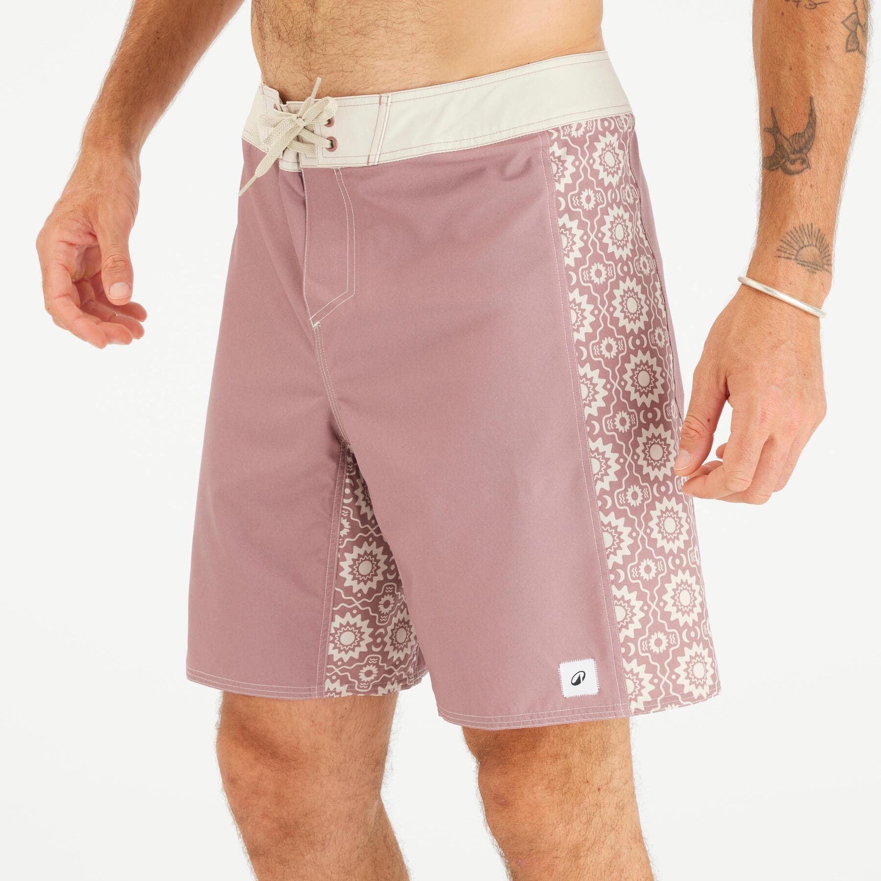 مایو موج سواری دکتلون Decathlon Male Long 19″ Sea Shorts/ Boardshort – Pink – 500 ARCH ESAWIRA