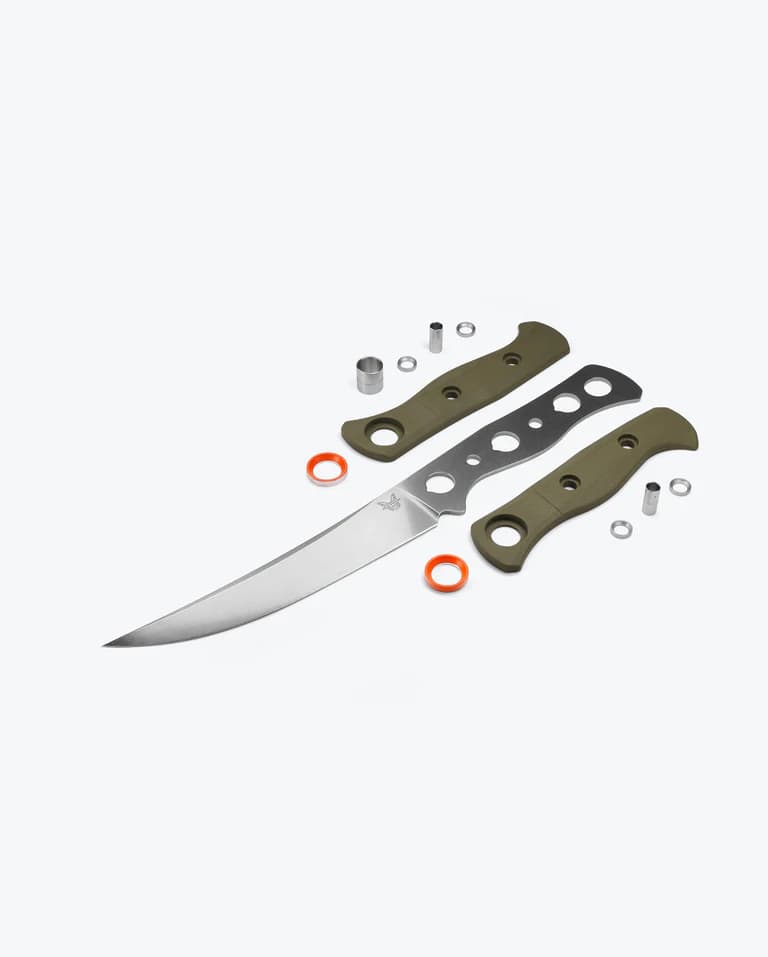 کارد شکاری بنچمید میتکرفتر Benchmade Meatcrafter | OD Green G10 — تصویر ۵