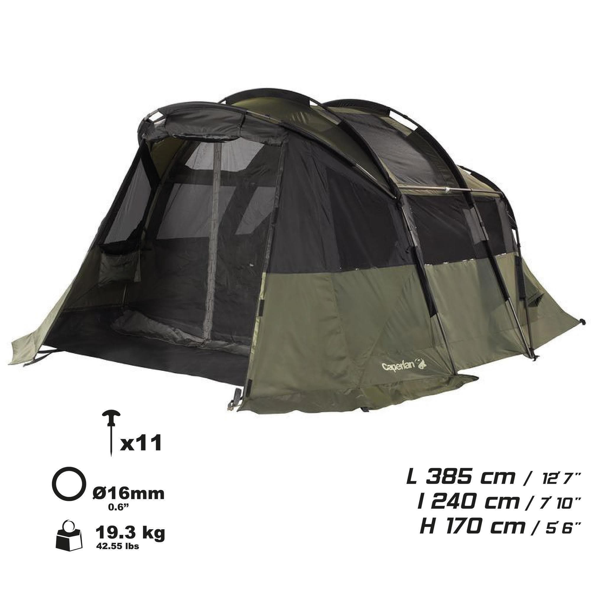 چادر کمپینگ و ماهیگیری کاپرلن – دکتلون (پیش خرید) Caperlan Camping Tent – Fishing – Tanker Panoramax — تصویر ۳