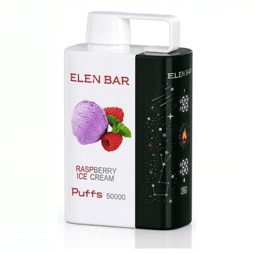پاد یکبارمصرف 50,000 پاف ELEN BAR تمشک بستنی // raspberry ice cream ELEN BAR 50000