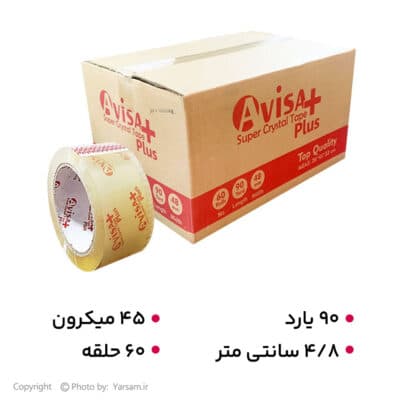 چسب پهن ۹۰ یارد (عمده)